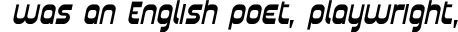 Dynamic Plasmatica Italic Font Preview https://safirsoft.com