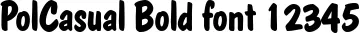 Dynamic PolCasual Bold Font Preview https://safirsoft.com