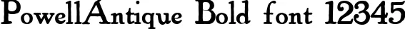 Dynamic PowellAntique Bold Font Preview https://safirsoft.com