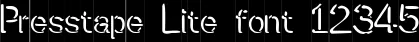 Dynamic Presstape Lite Font Preview https://safirsoft.com