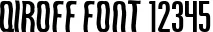 Dynamic Qiroff Font Preview https://safirsoft.com