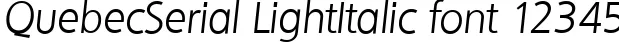 Dynamic QuebecSerial LightItalic Font Preview https://safirsoft.com