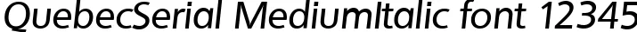 Dynamic QuebecSerial MediumItalic Font Preview https://safirsoft.com