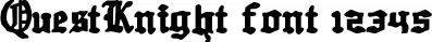 Dynamic QuestKnight Font Preview https://safirsoft.com
