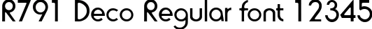 Dynamic R791 Deco Regular Font Preview https://safirsoft.com