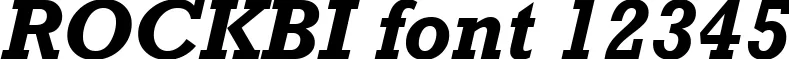 Dynamic ROCKBI Font Preview https://safirsoft.com