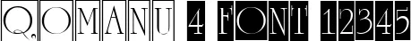 Dynamic ROMANU 4 Font Preview https://safirsoft.com