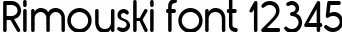 Dynamic Rimouski Font Preview https://safirsoft.com