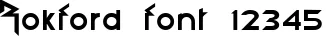 Dynamic Rokford Font Preview https://safirsoft.com