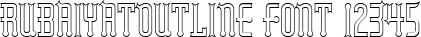 Dynamic RubaiyatOutline Font Preview https://safirsoft.com