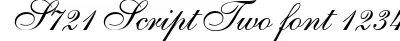 Dynamic S721 Script Two Font Preview https://safirsoft.com