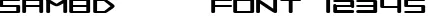 Dynamic SAMBD    Font Preview https://safirsoft.com