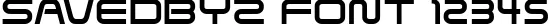 Dynamic SAVEDBYZ Font Preview https://safirsoft.com