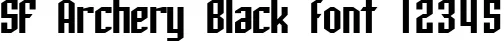 Dynamic SF Archery Black Font Preview https://safirsoft.com