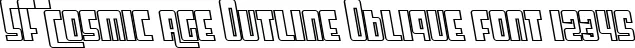 Dynamic SF Cosmic Age Outline Oblique Font Preview https://safirsoft.com