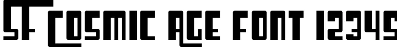 Dynamic SF Cosmic Age Font Preview https://safirsoft.com