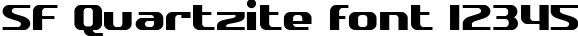 Dynamic SF Quartzite Font Preview https://safirsoft.com
