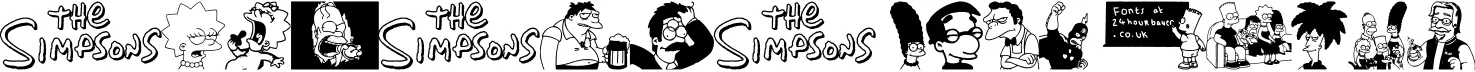 Dynamic SIMPSONS Font Preview https://safirsoft.com