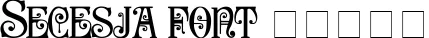 Dynamic Secesja Font Preview https://safirsoft.com