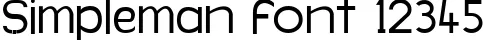 Dynamic Simpleman Font Preview https://safirsoft.com