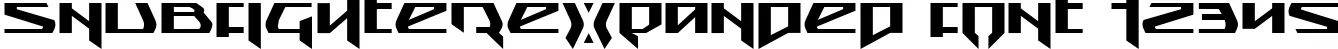 Dynamic SnubfighterExpanded Font Preview https://safirsoft.com
