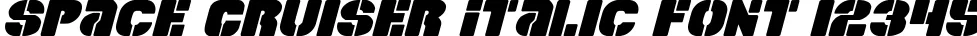 Dynamic Space Cruiser Italic Font Preview https://safirsoft.com