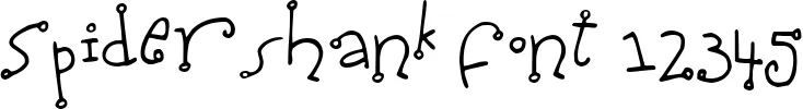 Dynamic Spidershank Font Preview https://safirsoft.com