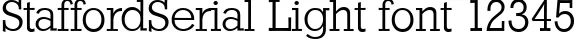 Dynamic StaffordSerial Light Font Preview https://safirsoft.com