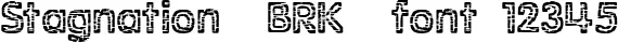 Dynamic Stagnation  BRK  Font Preview https://safirsoft.com