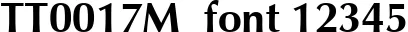 Dynamic TT0017M  Font Preview https://safirsoft.com