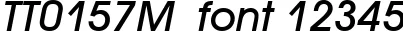 Dynamic TT0157M  Font Preview https://safirsoft.com