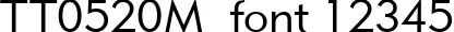 Dynamic TT0520M  Font Preview https://safirsoft.com