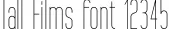 Dynamic Tall Films Font Preview https://safirsoft.com