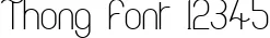 Dynamic Thong Font Preview https://safirsoft.com