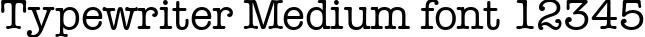 Dynamic Typewriter Medium Font Preview https://safirsoft.com