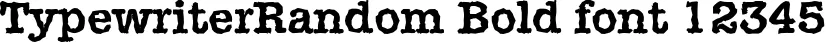 Dynamic TypewriterRandom Bold Font Preview https://safirsoft.com