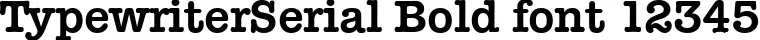 Dynamic TypewriterSerial Bold Font Preview https://safirsoft.com