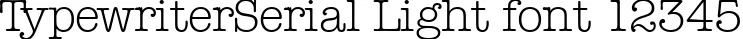 Dynamic TypewriterSerial Light Font Preview https://safirsoft.com