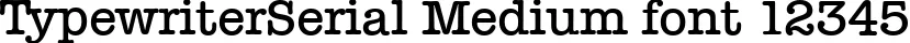Dynamic TypewriterSerial Medium Font Preview https://safirsoft.com