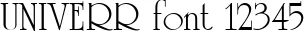 Dynamic UNIVERR Font Preview https://safirsoft.com