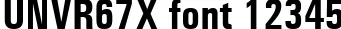Dynamic UNVR67X Font Preview https://safirsoft.com