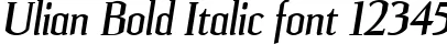Dynamic Ulian Bold Italic Font Preview https://safirsoft.com