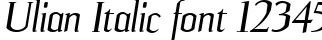 Dynamic Ulian Italic Font Preview https://safirsoft.com
