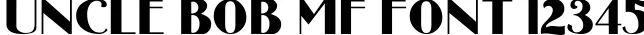 Dynamic Uncle Bob MF Font Preview https://safirsoft.com
