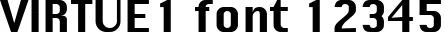 Dynamic VIRTUE1 Font Preview https://safirsoft.com