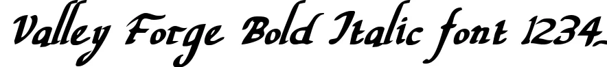 Dynamic Valley Forge Bold Italic Font Preview https://safirsoft.com