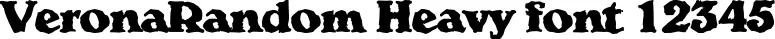 Dynamic VeronaRandom Heavy Font Preview https://safirsoft.com