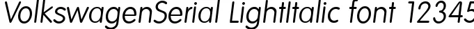 Dynamic VolkswagenSerial LightItalic Font Preview https://safirsoft.com