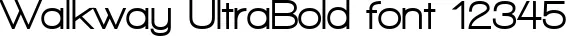 Dynamic Walkway UltraBold Font Preview https://safirsoft.com