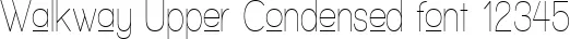 Dynamic Walkway Upper Condensed Font Preview https://safirsoft.com
